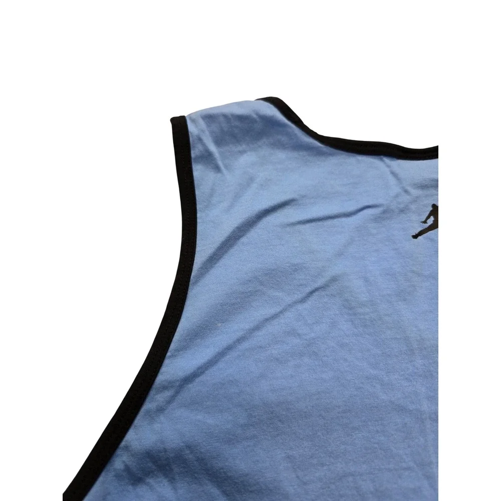 Jordan Mens Graphic Tank Top Sneaker Popsicle University Blue Red Large